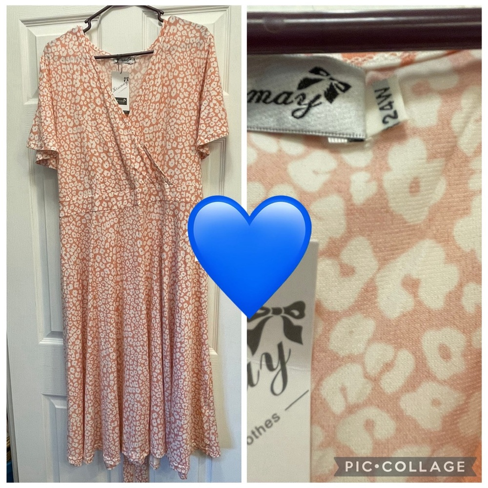 Women's Pink Floral Dress